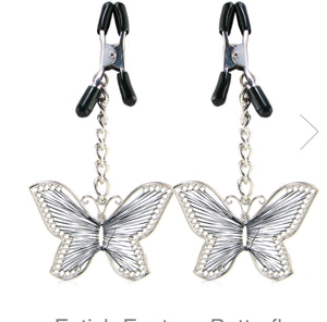 Butterfly nipple clamps