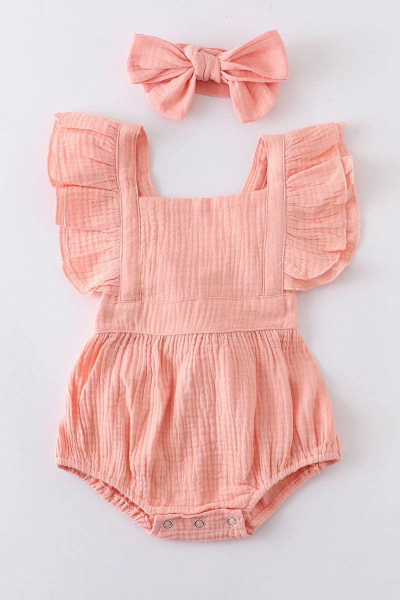 Coral Romper