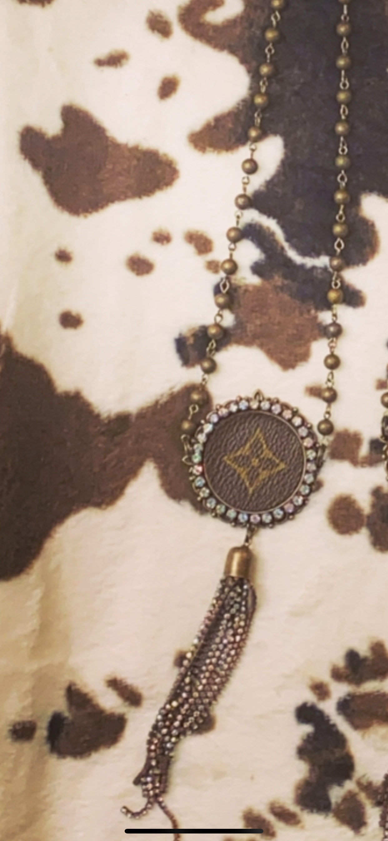 Revamped LV necklace